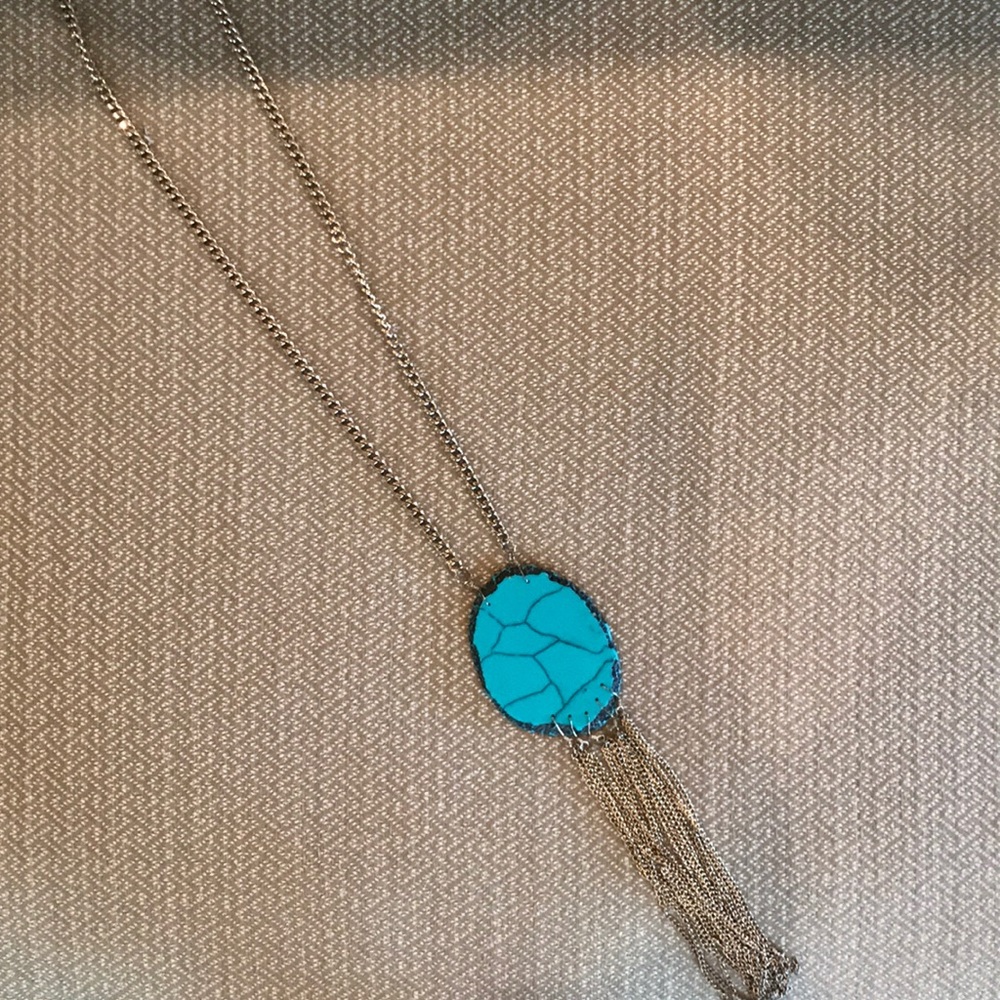 Turquoise statement necklace